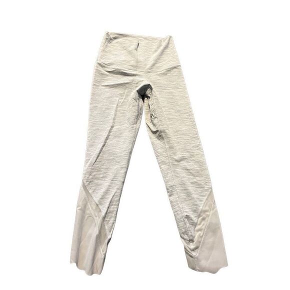 Lululemon white and gray Wunder under high rise cropped leggings size 4 - Picture 4 of 5